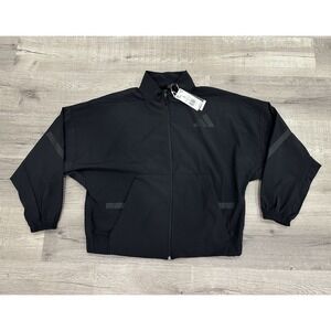 Woman's ADIDAS Black FULL ZIP TRACK Jacket Size Large New MSRP:‎ $110
